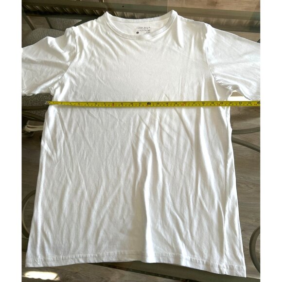 Perry Ellis Mens White Crew Neck T-Shirt XL 60% Cotton 40% Polyester - Picture 5 of 6